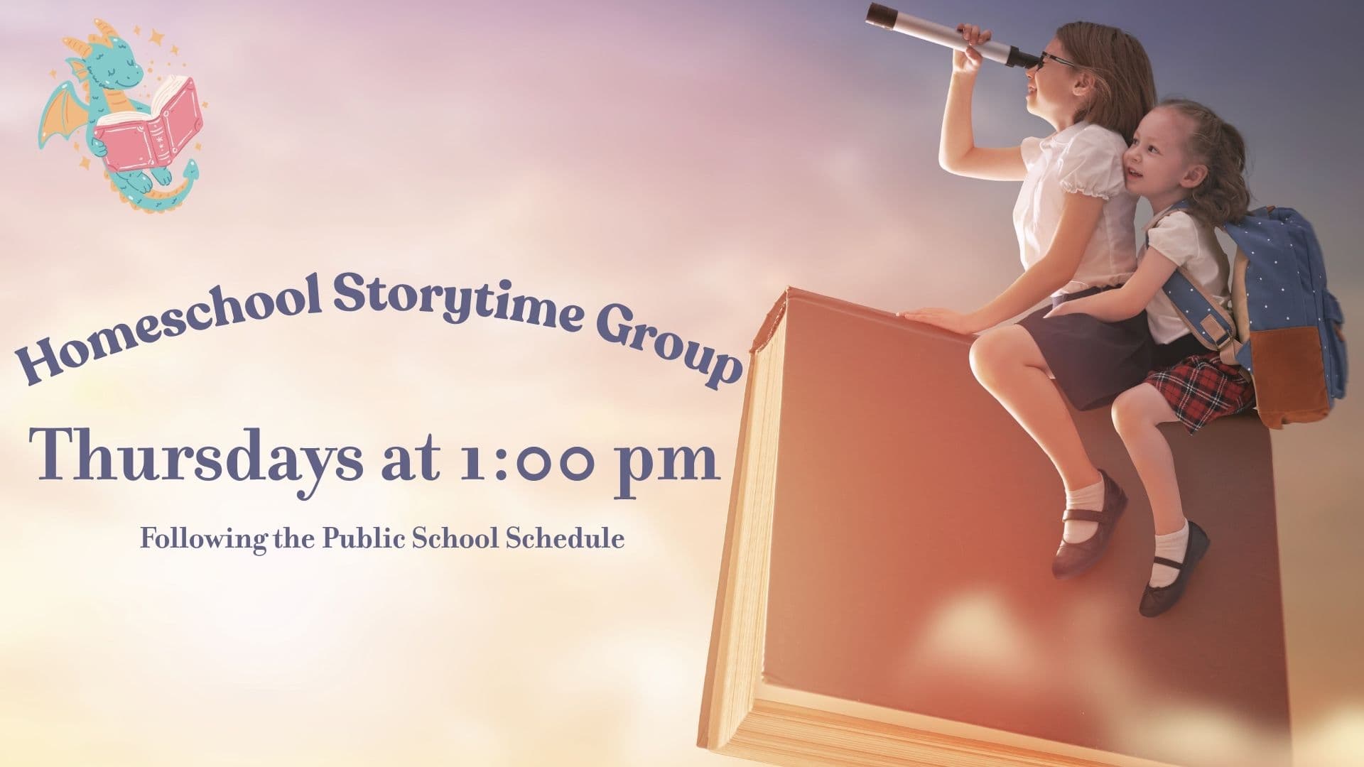 flyer for storytime homeschool